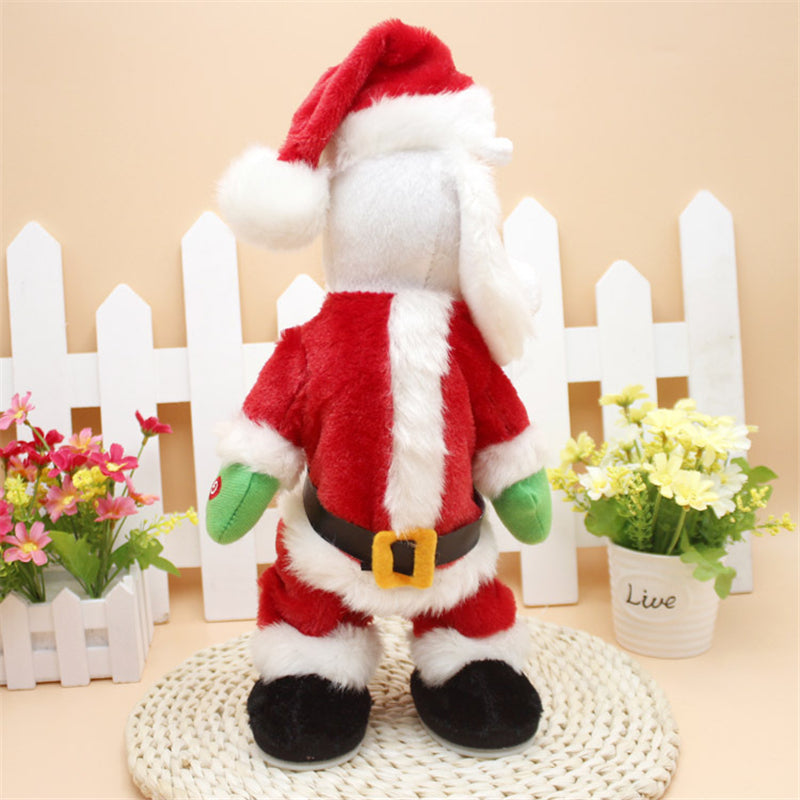 14 Inch Christmas Santa Claus Shaking Hip Singing Dancing Electric Toys Gift