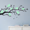 8PCS Honana Fluorescent Glow Birds Wall Sticker Home Bedroom Decor