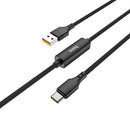 HOCO 3A Type C Micro USB LED Display Timing Control Fast Charging Data Cable For Huawei P30 Pro Mate 30 Xiaomi Mi9 9Pro S10+ Note 10