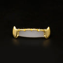 Gold Plated Teeth Hip-Hop Top & Bottom Mouth Grillz Caps