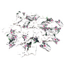 50PCS 21-26MM DIY Animal Wood Buttons Painted Cute Cat Hand-sewing Decorative Other Crafts Accessori