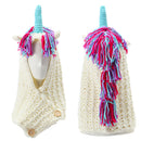 Unicorn Winter Pink Kintted Hat Hooded Scarf Earflap Knitted Cap Xmas Gift Kids / Boy / Girl