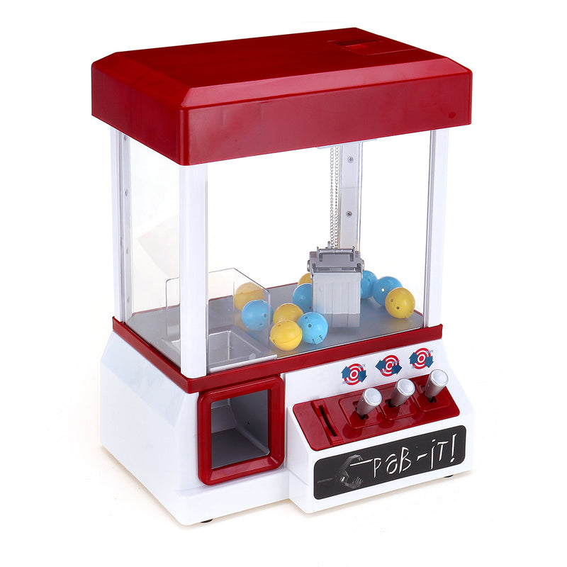 Carnival Claw Game Doll Machine Mini Arcade Grabber Crane Toys +24 Coins +12 Eggs