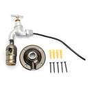 Industrial Vintage Retro E27 Water Tap Pipe Wall Light Fixture for Study Living Room