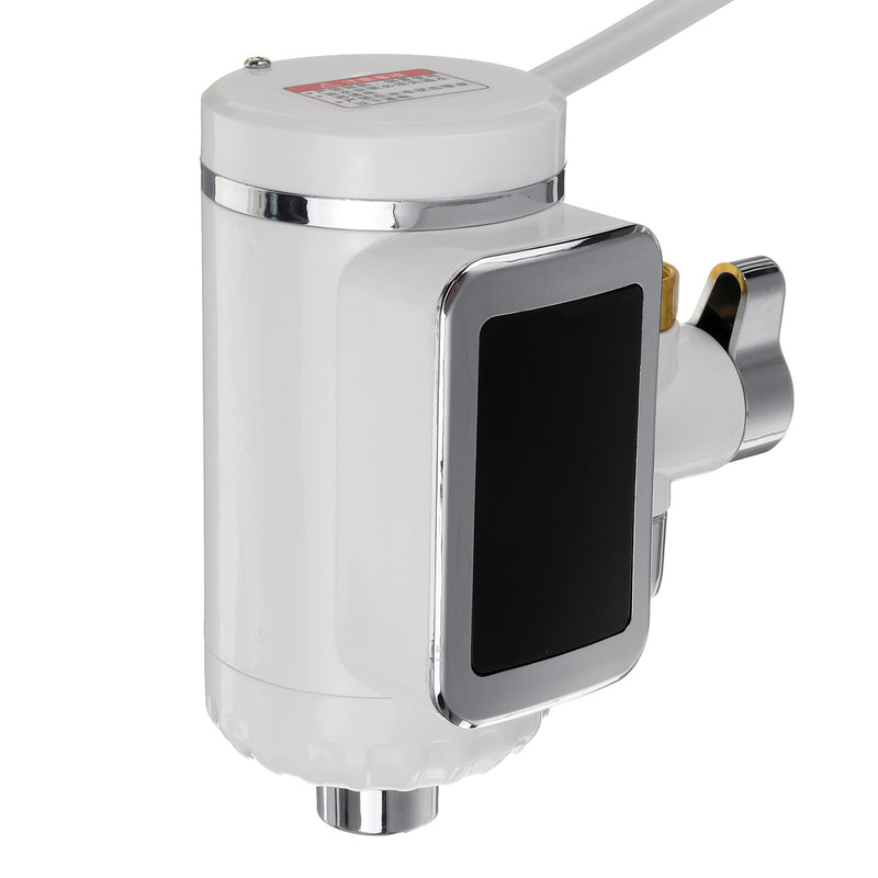 20V Faucet Electric Water Heater 3000W LED Display Kitchen Universal