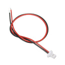 Excellway 100Pcs Mini Micro JST 1.0mm SH 2-Pin Connector Plug With Wires Cables 150mm