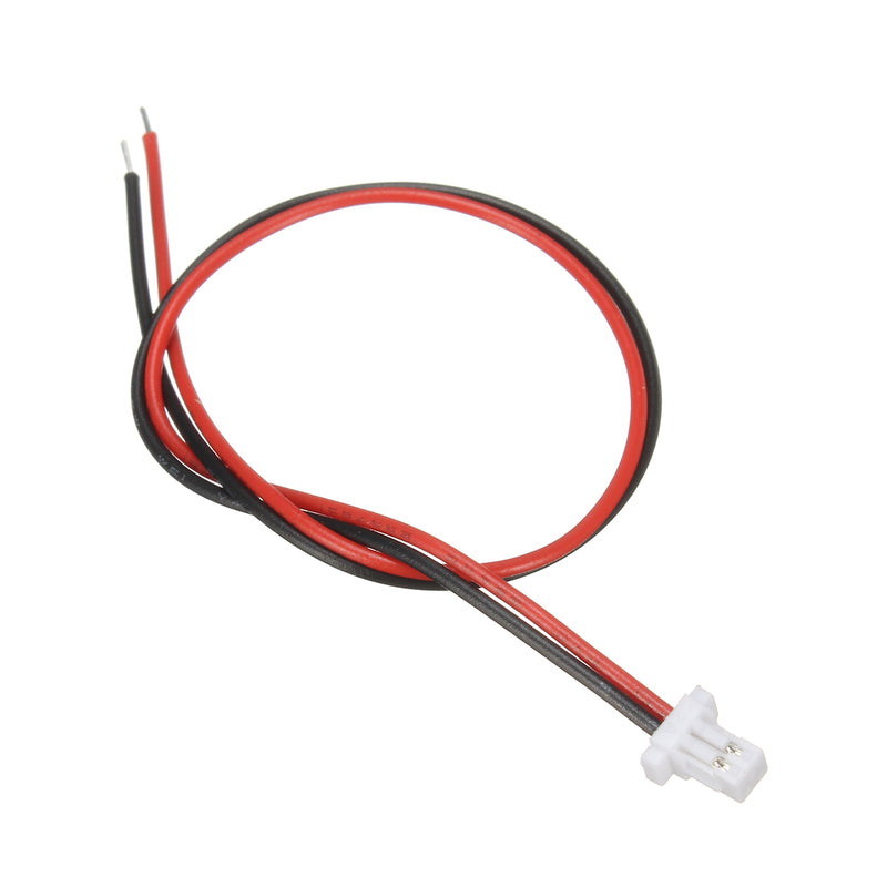 Excellway 100Pcs Mini Micro JST 1.0mm SH 2-Pin Connector Plug With Wires Cables 150mm