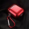 Rock Plating Dust-proof Earphone Protective Case With Anti-lost Hook For Apple AirPods 2017 / Apple AirPods 2019