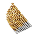 Drillpro 13pcs 1.5-6.5mm HSS Twist Drill Bit Set High Speed Steel Straight Shank Twist Drill Bit