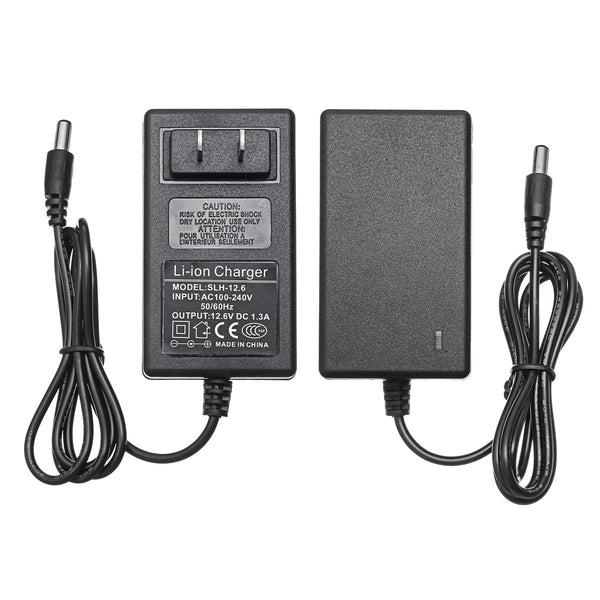 12.6V 1.3A Battery Charger Adapter For Electric Drill 18650 Li-Ion Battery