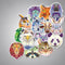 35Pcs DIY Waterproof Wall Sticker Mixed Funny Cartoon For Luggage Laptop Computers Bicycles Decor