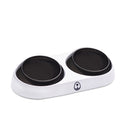 Double Pet Bowl Dog Cat Food Water Dish Feeder