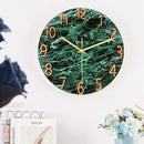 12 Inch Fashion Glass Quartz Clock Home Living Quiet Silent Simple Clock