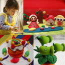 Baby Kids 3D Soft Handicraft Colourful DIY Oven Bake Polymer Clay Block Modelling Moulding Plasticine Tools Set