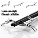 Knife Rest Creative Chopsticks Holder Zinc Alloy Fork Stand for Holding Knife, Fork, Spoon and Chopsticks Knife Set