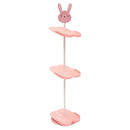 4 Tiers Cute Kids Shoe Racks Stand Space Saving Removable Organizer Shelf Holder