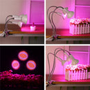 50CM E27 Flexible Three Heads Lampholder Bulb Adapter Clip With Switch for Grow Plant Light Bulb