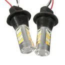 Pair 50W Error Free T20 LED Dual-Color DRL Daytime Running Turn Signal Light Bulb KIT