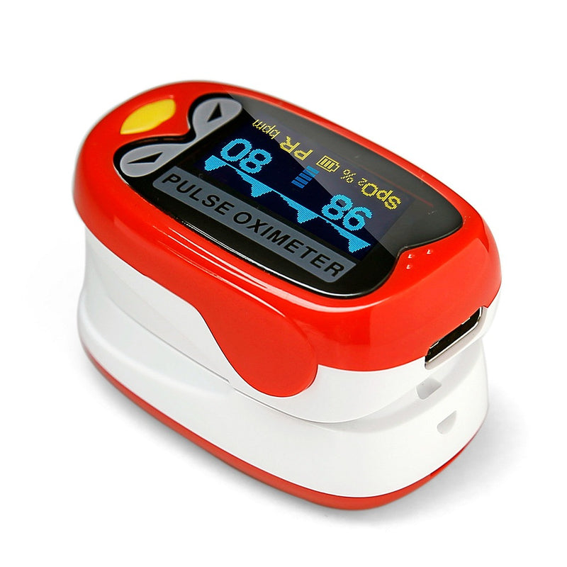 BOXYM Okids Baby Finger Pulse Oximeter Pediatric OLED Display Rechargeable Finger Blood Oxygen Saturometro Heart De Oximeter