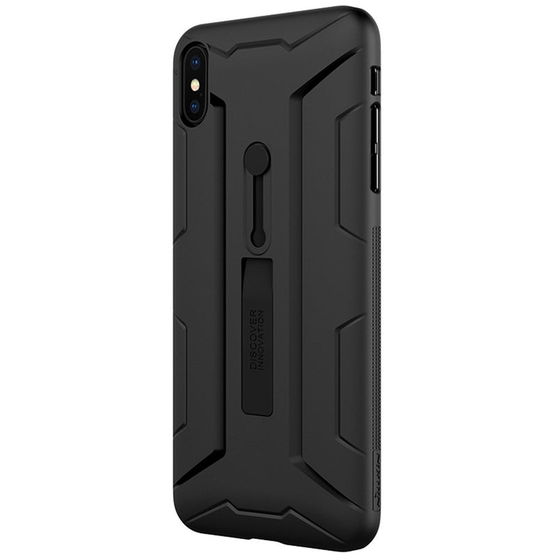 NILLKIN Matte Hidden Finger Ring Holder Shockproof Back Cover Protective Case for iPhone XS MAX