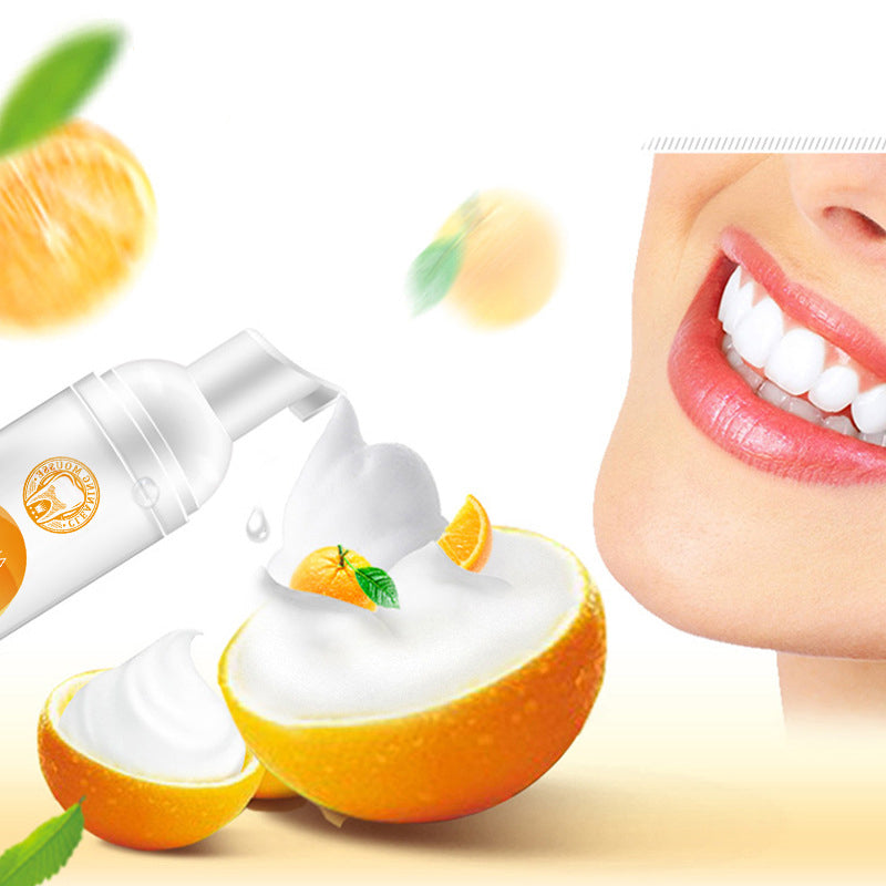 Teeth Whitening Cream Breath Foam Remove Black Yellow Smoke Tea Stains Portable Oral Freshener