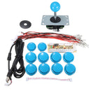 2Pcs Zero Delay Arcade Game Controller USB Joystick Kit for MAME