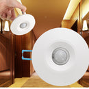 360 Degree Infrared IR Ceiling Wall Recessed Motion Sensor Detector Auto Light Switch