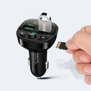 HY87 Car MP3 Bluetooth Charger Dual USB Cig arette Lighter QC3.0 Fast Charging