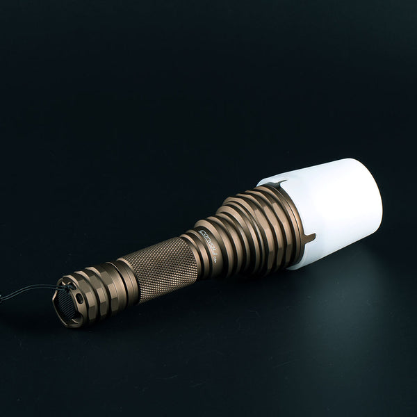 1PC Convoy White Silicone Luminous Diffuser Light Cover For Convoy C8/C8+/M21A Flashlight Soft Light Shade Lamp Cover