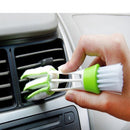 Double Head Car Airbrush Air Condition Louver Instrument Panel Cleaning Tool