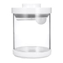 500ML-1700ML High Borosilicate Glass Storage Jar Tea Coffee Sugar Kitchen Seal Canister Container