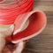 203x76x5mm Red Silicone Rubber Sheet Chemical Heat Resistance Plate