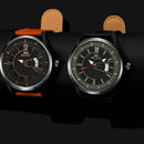 SOXY 0100 Ultra Thin Fashion Style Men Watch Leather Strap Quartz Wristwatches