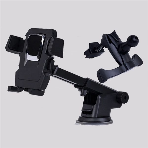 BENHONG Universal Car Air Vent Mount Front Glass Sucker Desk Stand Holder for Phone 3-6.5 inches