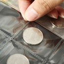 60 Square Silver Copper Coin within 35*35mm Book Location Collecting Desktop Box