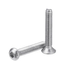 Suleve M2SH2 480Pcs M2 Hex Socket Button&Flat Head Screw 304 Stainless Steel Bolt Nut Assortment