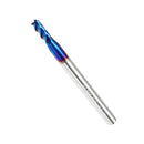 Drillpro 1/2/3/4mm Ball Nose 4 Flutes Milling Cutter R0.2-R1.0 Nano Blue Coating Carbide End Mill