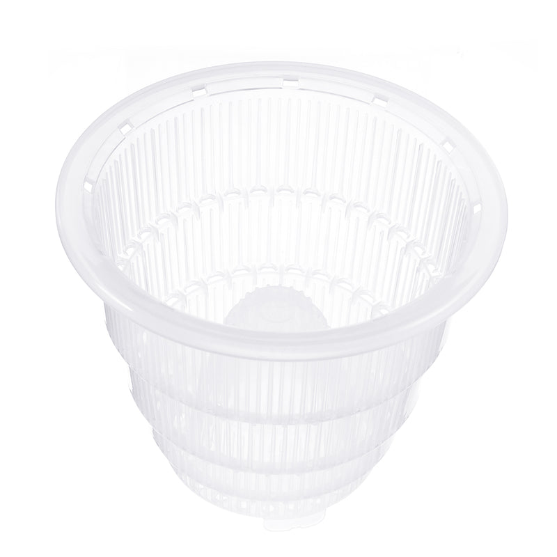 5/6/7 Inch PP Plastic Clear Flower Pot Orchid Planter Container Mesh Pot Home Decorations