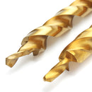 3/8 Inch 9.5mm Twist Step Drill Bit With Titanium Coated for Pocket Hole Jig Woodworking
