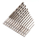 Drillpro 13pcs 1.5-6.5mm M35 Cobalt Drill Bit HSS-Co Twist Drill Bit Set 1/4 Inch Hex Shank