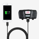 XANES 2900LM T6+6xXPE Bike Bicycle Cycling Headlamp SOS Whistle Telescopic Zoomable USB Interface