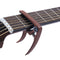 Guitar Capo Wood Grain Metal for Guitar Ukulele Tuning Beginners