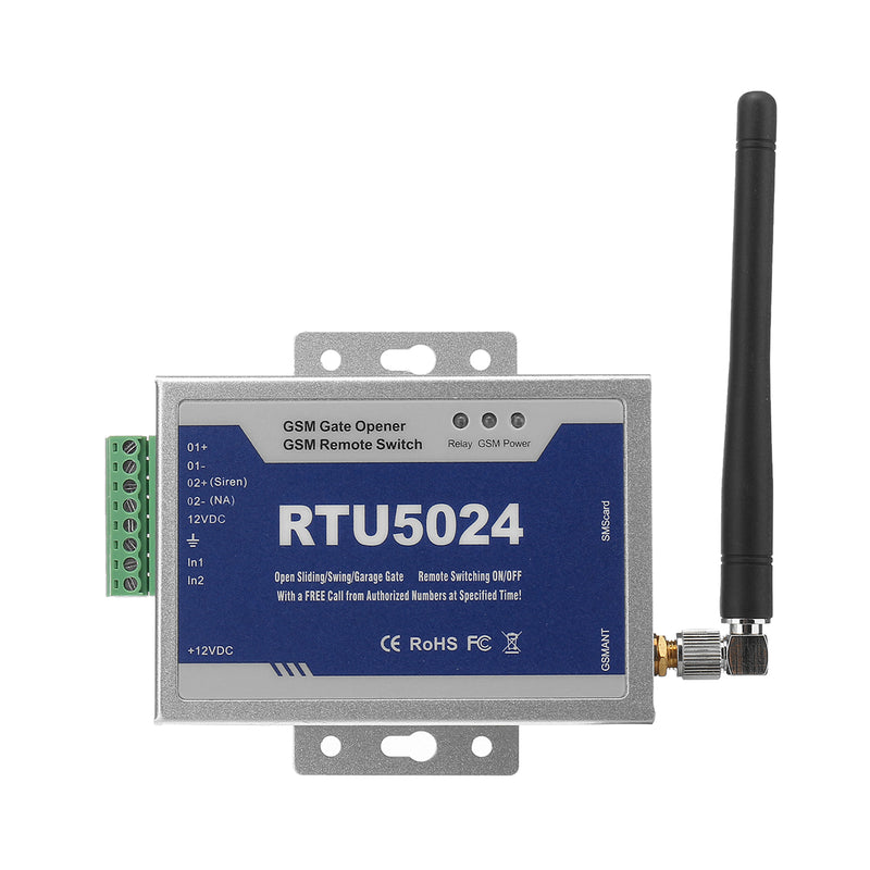 RTU5024 Upgrade 900/1800Mhz GSM Door Gate Opener Wireless Remote Control On/Off Switch Wireless Door Opener Operator Remote Controller