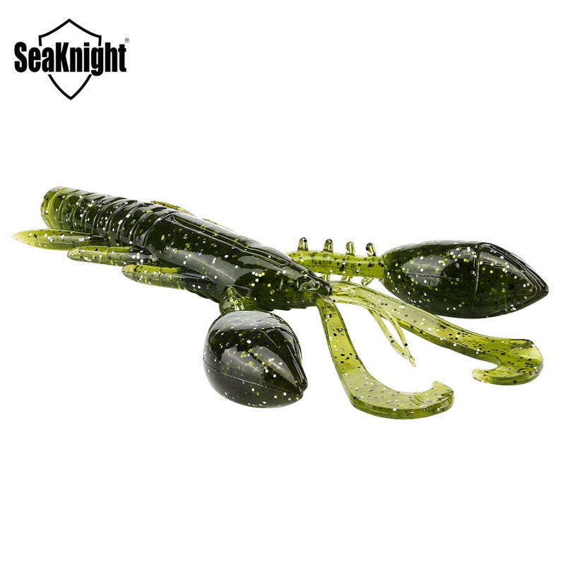 SeaKnight SL019 6pcs 10g 101.5mm/4'' Soft Fishing Lure Worm Swinging Tail Fishing Bait