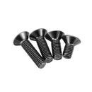 Suleve M3ASH4 10pcs M3 Hex Countersunk Flat Head Screws Alloy Steel Titanium Plated 12.9 Grade
