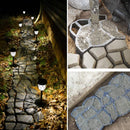 36cm Irregular Walk Maker Stepping Stone Reusable Paver Molds Brick Mould Cement Brick Mold DIY Garden Walkway Pavement