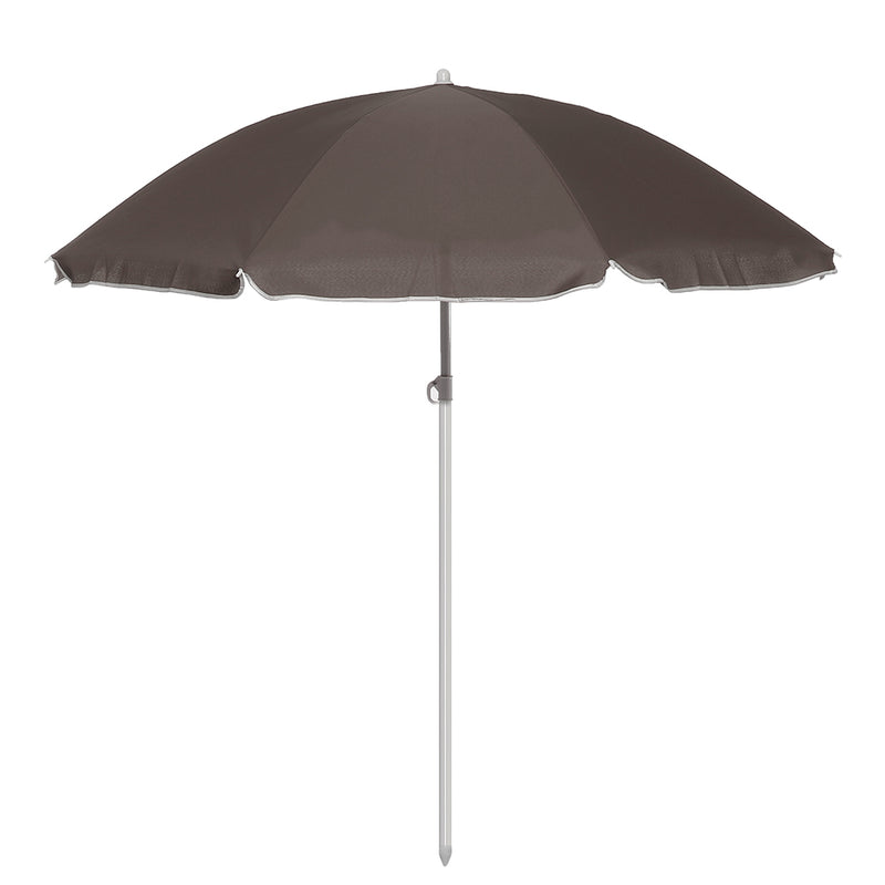 1.8m 8 Ribs Steel Poles Beach Umbrella Adjustable Garden Patio Parasol Sunshade