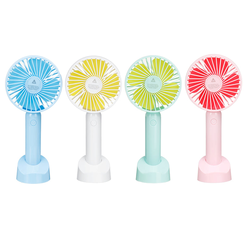 Hand-held Portable Mini Electric Cooling Fan Adjustable 3 Gear USB Rechargeable