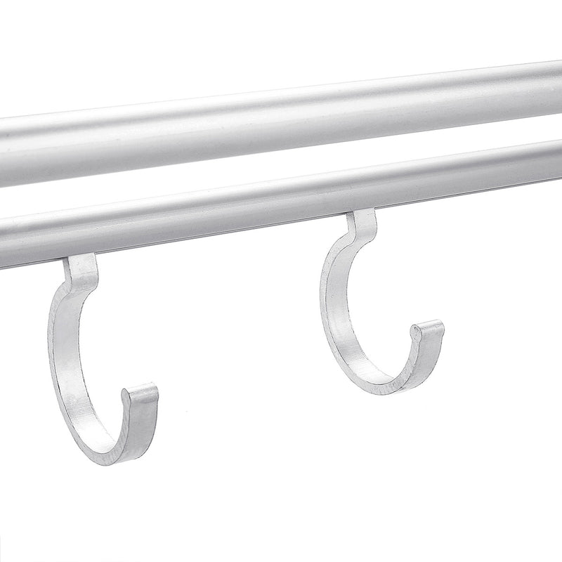 Wall Mounted Towel Holder Rack Hook Hanger Bar Shelf Rail Storage Bathroom Hotel