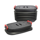 IPRee 37L Car Folding Fishing Telescopic Bucket with Cover Outdoor Portable Storage Box Organizer